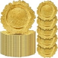 thumbnail image 4 of Elegant Decorative Charger Plate, Embossed Scalloped Tray for Centerpieces & Table Decor, 12.2-Inch, 4 of 5