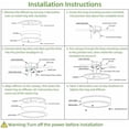 thumbnail image 3 of 13 inch Flush Mount LED Ceiling Light Fixture, 2700K/3000K/3500K/4000K/5000K Adjustable Ceiling Lights, Brushed Nickel Saturn Dimmable Lighting for Bathroom or Kitchen, ETL Listed - 2 Pack, 3 of 8