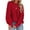 Red, variant on Blouse for Women Plus Size Long Sleeve Knitted Winter Solid Color Pullover Sweater Round Neck Sweater Black XXL