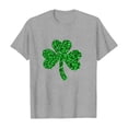 thumbnail image 4 of ShiShine Casual Round Neck Graphic Tees for Women St. Patrick's Day Printed Short Sleeve Holiday T-Shirt Tops, 4 of 5