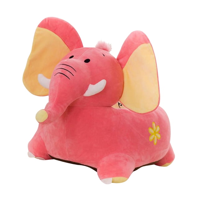 Funda para Bolsa de Frijoles Sillón Muebles para Niños Decoración Elefante (rosa)