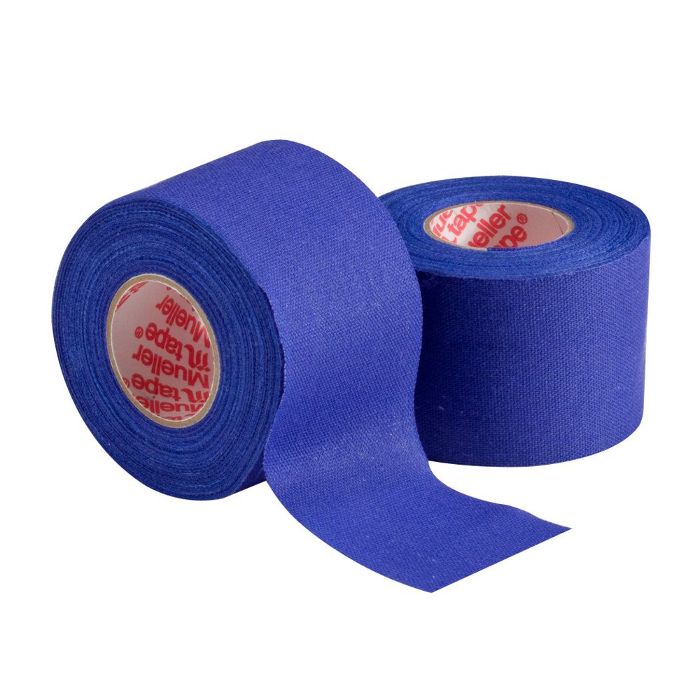 Mueller MTape Athletic Tape, Royal Blue, 2 Pack, 1.5" x 10 yd each