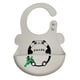 thumbnail image 1 of Silicone Baby Bibs Waterproof Lightweight Comfortable Scratch Resistant Soft Baby Bibs for Household Kindergarten Panda, 1 of 1
