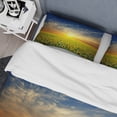 thumbnail image 4 of Designart 'Beauty Sunset Over Sunflowers Field' Traditional Duvet Cover Set, 4 of 4