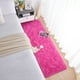 thumbnail image 4 of Alfombra Corrida de Peluche Suave Chicrug Rosa Fucsia 61x152 cm, 4 of 7