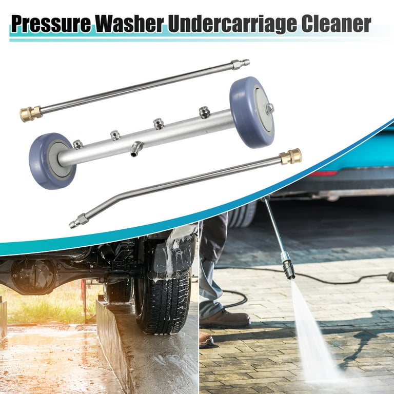 16 Car Dual-Purpose Undercarriage Pressure Washer Cleaner with 45 Degree  Angle Adapter Car Clean Washer Tool