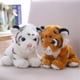 thumbnail image 3 of FELTECHELECTR 1 muñeca de peluche de 18 cm de dibujos animados de simulación de tigre de peluche de juguete para niños, 3 of 6