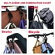 thumbnail image 5 of Ganchos para cochecito de bebé para juguetes, ganchos universales para bolsa de pañales, rotación de 360°, ganchos grandes para cochecito, soporte de carga de 33 libras (paquete de 4) ER, 5 of 5