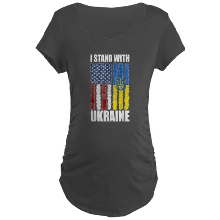 

CafePress - Ukrainian Lover I Stand With Ukr Maternity T Shirt - Maternity Dark T-Shirt