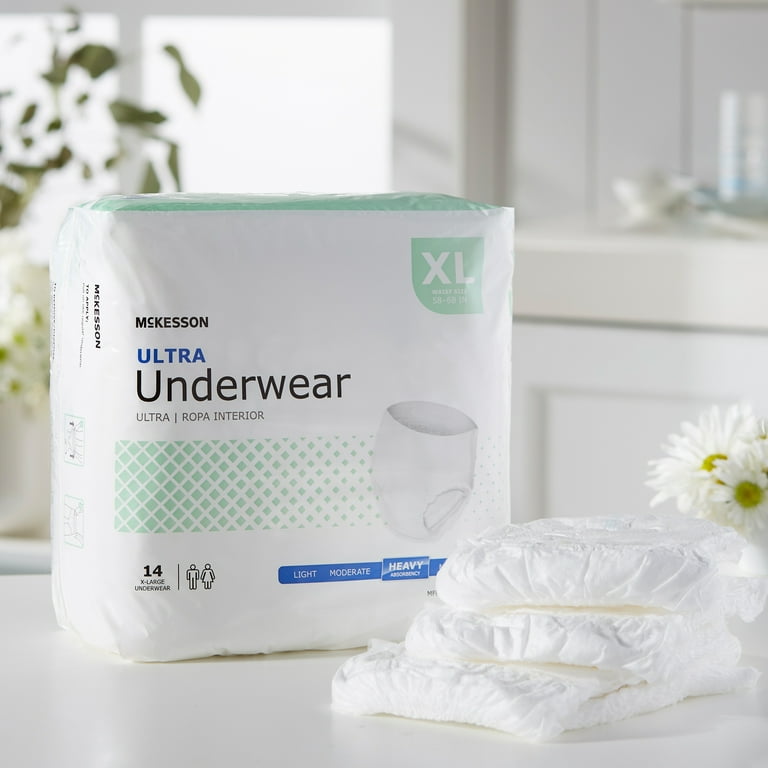 McKesson Ultra Incontinence Underwear for Men or Women - Heavy