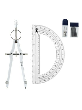 Mr. Pen- Protractor and Compass Set, Compass Protractor Set, Metal Protractor, Compass for Geometry
