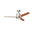 thumbnail image 2 of Arkwright Ceiling Fan in Polished Nickel Finish, 2 of 2