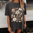 thumbnail image 6 of CaiJunJia T Shirts for Women Graphic,Womens T Shirts Short Sleeve Crew Neck Tops Summer Trendy Soft Casual Comfy Outfits Clothes 2024, 6 of 6