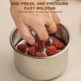 thumbnail image 4 of Stainless Steel Meatball Maker, 6 Balls Manual Push-Press Meat Baller Maker,Portable MeatballMaker Tool,Multifunctional Kitchen Meatball Making Mold,Home Meat Cooking Tools,Kitchen Gadgets, 4 of 9