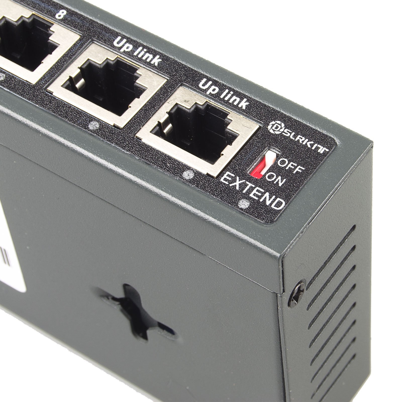 DSLRKIT 250M 10 Ports 8 PoE Switch Injector Power Over Ethernet NO Power Adapter