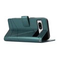 thumbnail image 2 of Nalacover Case for Google Pixel 7A - Card Holder PU Leather Wallet Cover with Magnetic Clasp Stand Hand Strap, Soft TPU Inner Shockproof Anti-Scratches Case for Google Pixel 7A, Darkgreen, 2 of 10
