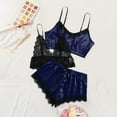thumbnail image 5 of Lindreshi Lingerie Sets for Women 2pc Set Lace Lingerie Silk Underwear Sleepwear Underwear Pajamas Satin, 5 of 8
