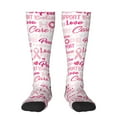 thumbnail image 1 of Saiise Rubans Roses pour Cancer du Sein Sensibilisation (2) Chaussettes Thermiques d'Hiver Imprimées, Chaussettes Chaudes pour Bottes pour Randonnée et Extérieur pour Hommes et Femmes, 1 of 6