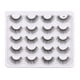 thumbnail image 1 of Pestañas naturales, pestañas postizas, pestañas cortas, pestañas postizas gruesas naturales, 10 pares de pestañas mixtas, pestañas de visón de imitación, pestañas postizas artificiales puras, pestañas, 1 of 3