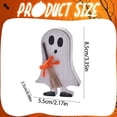 thumbnail image 2 of SeekLGT Halloween Decorations Indoor Cute Witch Hat Decor Freestanding Wooden Sign with Broomstick for Table Tiered Tray Desk Shelf, 1 pc, 2 of 5