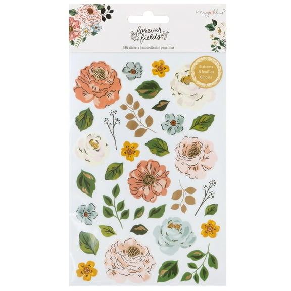 Maggie Holmes Forever Fields Sticker Book-8 Sheets