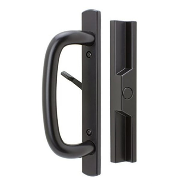 Veranda Sliding Glass Door Handle Set Black Non Keyed 3 1516 Holes Com Veranda Sliding Glass Door Handle Set, Sliding Glass Door Handle Replacement Parts