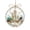 A_Light Blue Santa, variant on YAMB Sea Glass Christmas Acrylic Ornament, 3.15" Beach Style Double-Sided Printed Hanging Ball with Angel Pattern, Coastal Style Pendant for Xmas Tree Wall Holiday Decor