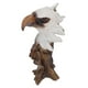 thumbnail image 1 of Estatua de cabeza de águila, raíz de madera de imitación, Animal Retro, estatua de cabeza de águila, adorno, decoración de regalo para el hogar y la Oficina, 1 of 5