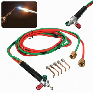 PENGXIANG Jewelry Micro Mini Gas Small Torch Welding Soldering Gun  Soldering Torches Soldering kit with 5 Weld tips for Oxygen Cylinders,  Hoses - Acetylene for Jewelers 
