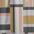 thumbnail image 4 of Designart 'Abstract Retro Geometric Pattern Design IX' Mid-Century Modern Curtain Panel, 4 of 5