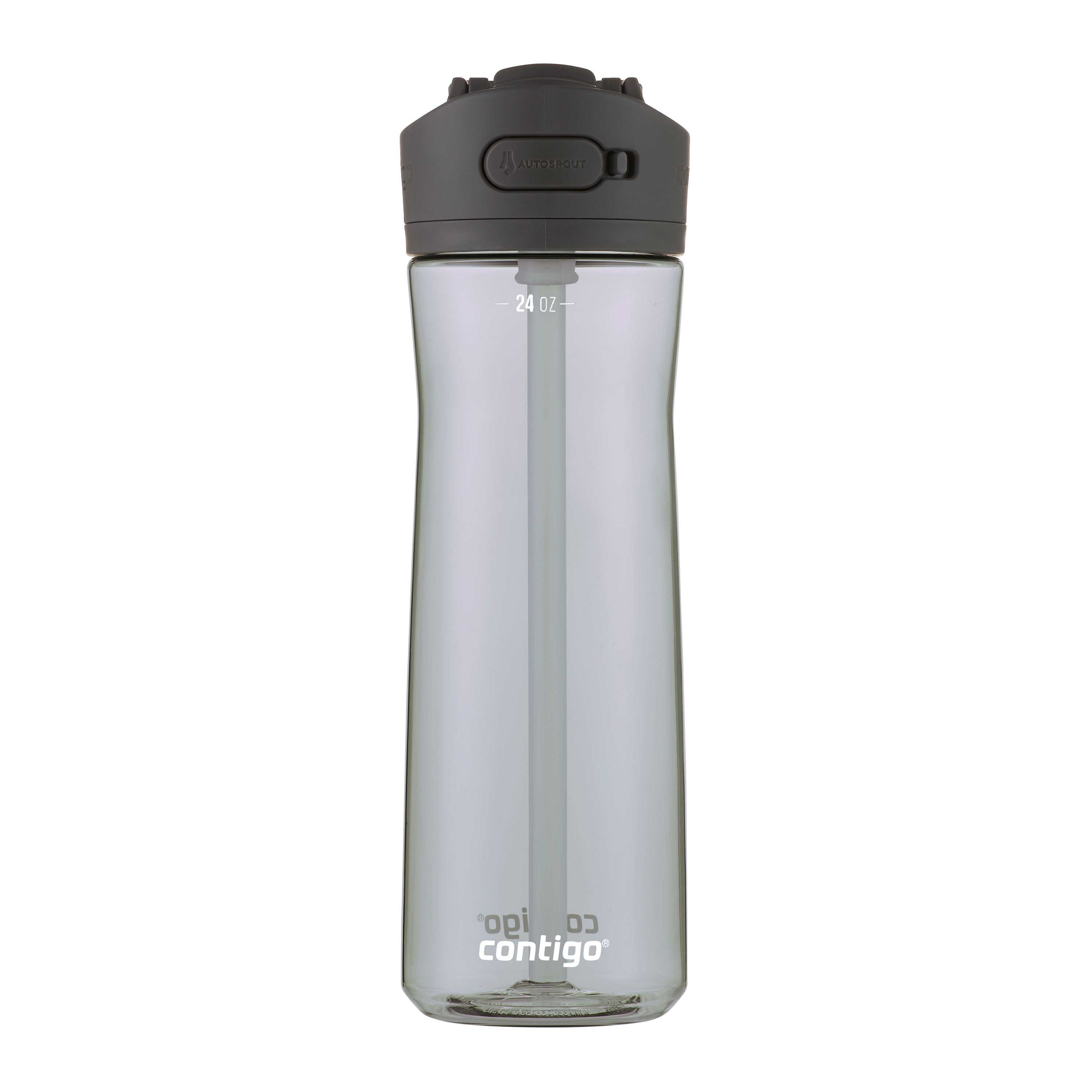 Contigo Ashland 2.0 Leak-Proof Water Bottle with Straw and Carry Handle, BPA-Free, Dishwasher Safe, Sake, 24 oz (709 ml)
