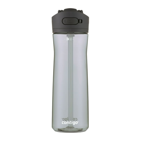 Contigo Ashland 2.0 Leak-Proof Water Bottle with Straw and Carry Handle, BPA-Free, Dishwasher Safe, Sake