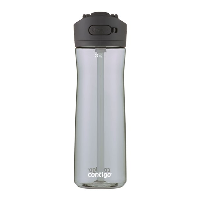 Contigo Ashland 2.0 Leak-Proof Water Bottle with Straw and Carry Handle, BPA-Free, Dishwasher Safe, Sake