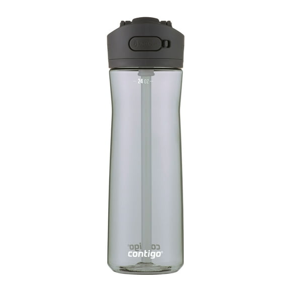 Contigo Ashland 2.0 Leak-Proof Water Bottle with Straw and Carry Handle, BPA-Free, Dishwasher Safe, Sake