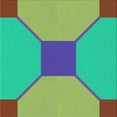 thumbnail image 1 of Ahgly Company Indoor Square Patterned Khaki Green Area Rugs, 8' Square, 1 of 1