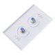 thumbnail image 4 of SatelliteSale Tornillos de placa de pared dúplex coaxial (blanco) incluidos, 4 of 5