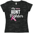 thumbnail image 3 of Inktastic Breast Cancer Awareness My Aunt is a Fighter Women's T-Shirt, 3 of 5