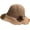 Flower Khaki, variant on Bow Ribbon Wide Brim Sun UV Protection Straw Woven Sunhat Sun Hat