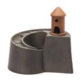 thumbnail image 1 of Quemador de incienso de reflujo, bonito faro, decoración de regalo, estatuilla decorativa, soporte de incienso para fiesta, meditación, dormitorio,, 1 of 10