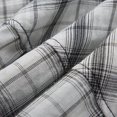 thumbnail image 5 of Txeol Mens Long Sleeve Plaid Hooded Jackets Casual Drawstring Button Down Hoodies Fall Lightweight Going Out Work Tops Coat,White,M, 5 of 10