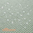 thumbnail image 7 of OVZME Leon Sage Green 3D Embossed Fabric Shower Curtain for Bathroom - Soft Textured Fabric, Hotel Style Water Repellent, Modern Farmhouse Decor, Standard Size 72x72 inches, Sage Green, 7 of 7