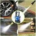 thumbnail image 5 of Huanherad 5000 PSI Electric Pressure Washer, 4.0GPM Portable Power Washer with Foam Cannon, 4 Quick Connect Nozzles for Cars/Fences/Driveways/Home/Patios, Blue, 5 of 8