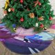 thumbnail image 3 of Falda para árbol de Navidad de Rick y Morty, suave y divertida, decoración navideña de granja con cuello para árbol de Navidad de 36", 3 of 4