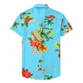 thumbnail image 4 of Geeksport Men's Hawaiian Floral Shirt Short Sleeve Button Down Casual Summer Tropical Beach Shirt, 4 of 4