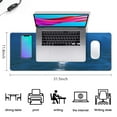 thumbnail image 4 of Extended Gaming Mouse Pad SciFi Space Moon Large Mousepad with Stitched Edges,Anti-Slip Rubber Base Keyboard Mouse Mat Desk Pad for Gaming Home Office 31.5x11.8 Inch, 4 of 7