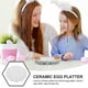 thumbnail image 3 of Egg Platter Appetizer Egg Serving Platter Ceramic Egg Dish for Home Restaurant, 3 of 4