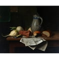 thumbnail image 2 of William Michael Harnett 14x12 Gold Ornate Wood Frame and Double Matted Museum Art Print Titled - Munich Still Life (1882), 2 of 4