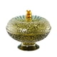 thumbnail image 4 of Frutero decorativo con pedestal y tapa para guardar verduras ámbar, 4 of 9