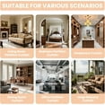 thumbnail image 5 of Accordion Folding Room Partition with Ceiling Track - Retractable Room Divider Curtain, Effortless Setup(Beige 100" W x 84" L-Pack of 1), 5 of 9