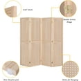 thumbnail image 4 of bonnlo 4 Panel Portable Pegboard, Wood, 61. x 0.65 x 60 in, 4 of 7